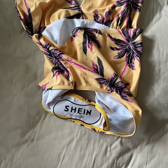 Yellow one piece bathing suit - Picture 6 of 6